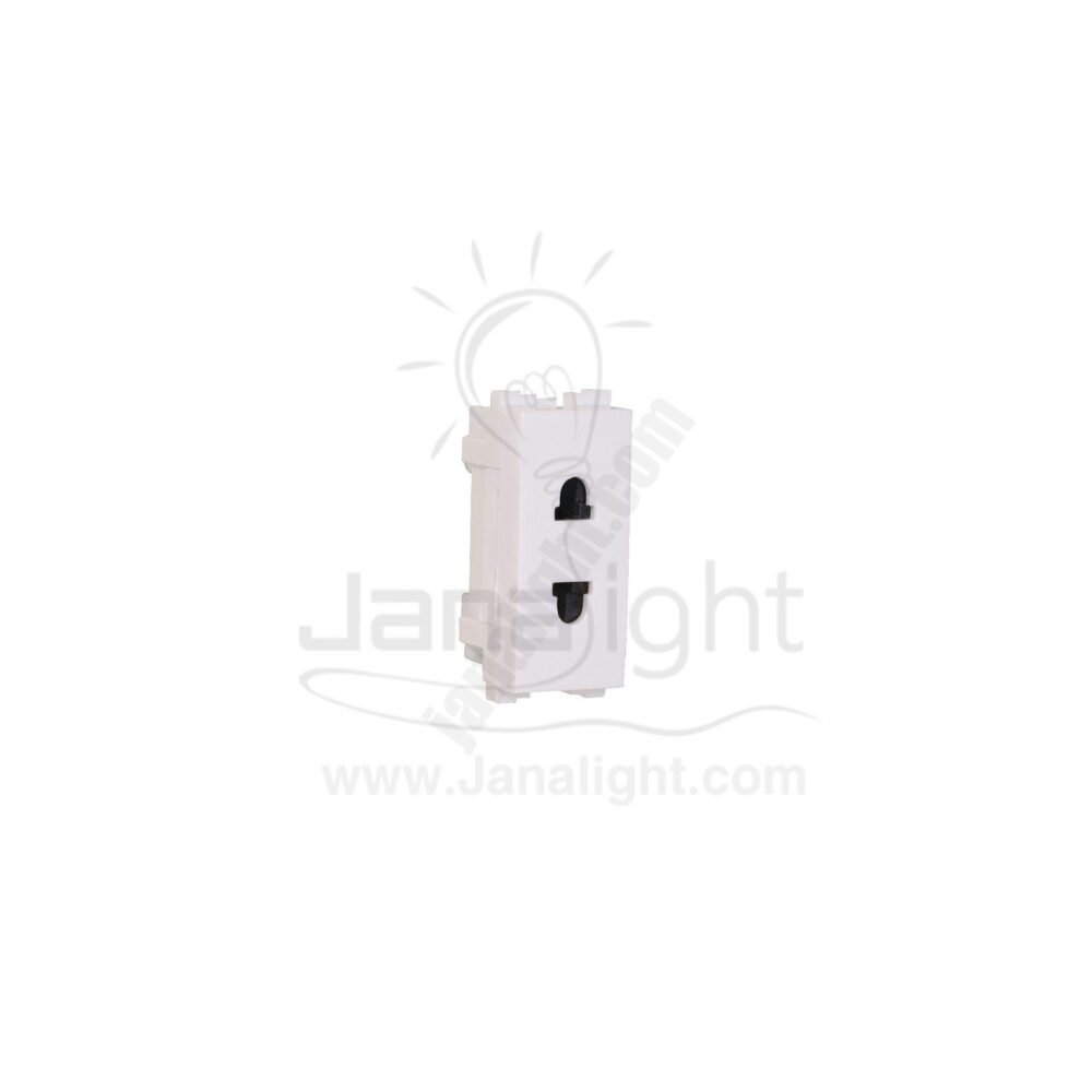 بريزة امريكي ابيض SANSHE white socket Sanshe